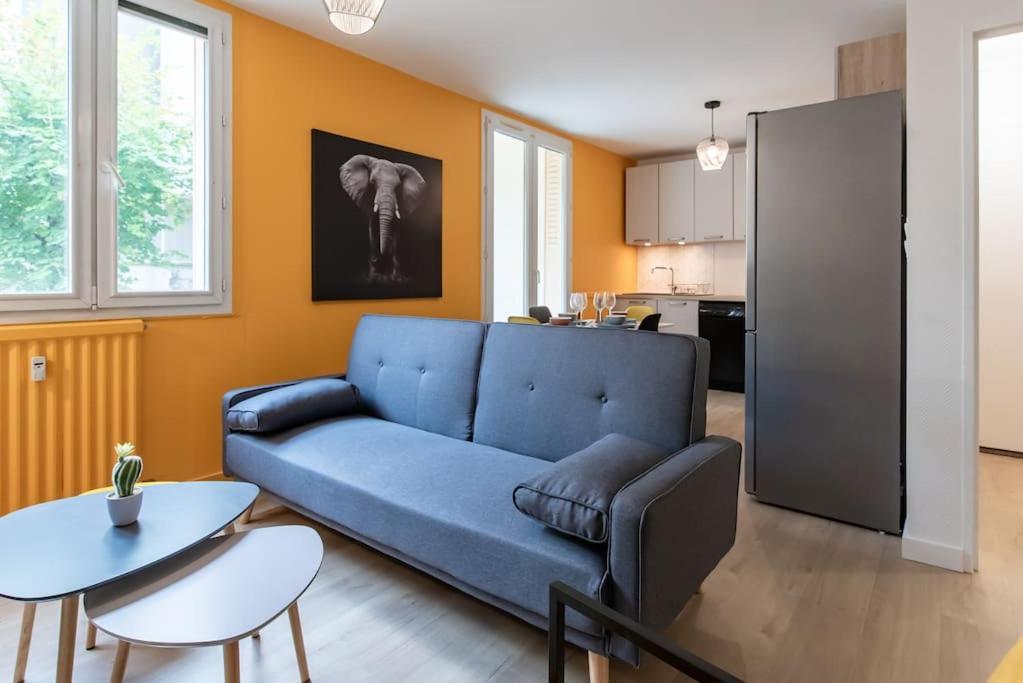 Appartement Renove Pour 6 Avec Parking Villeurbanne Exterior photo