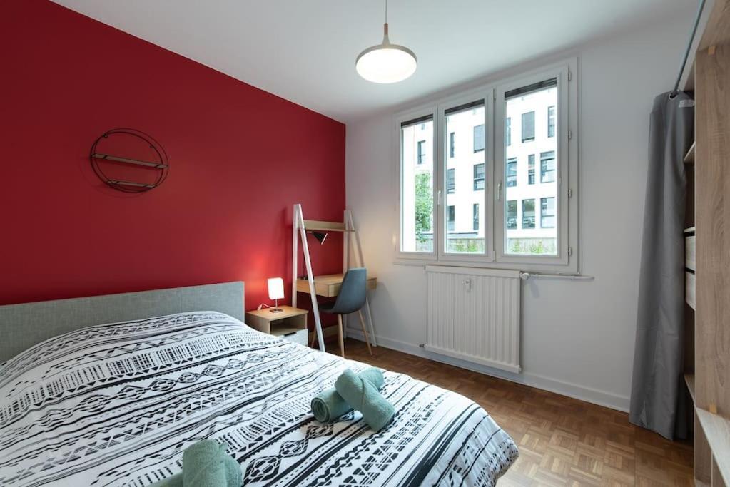 Appartement Renove Pour 6 Avec Parking Villeurbanne Exterior photo